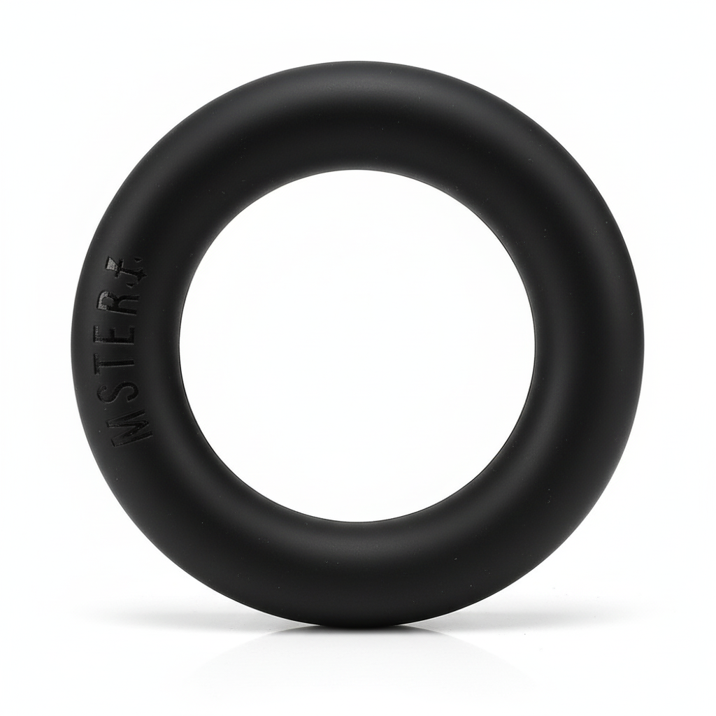 Black Silicone Cock Ring